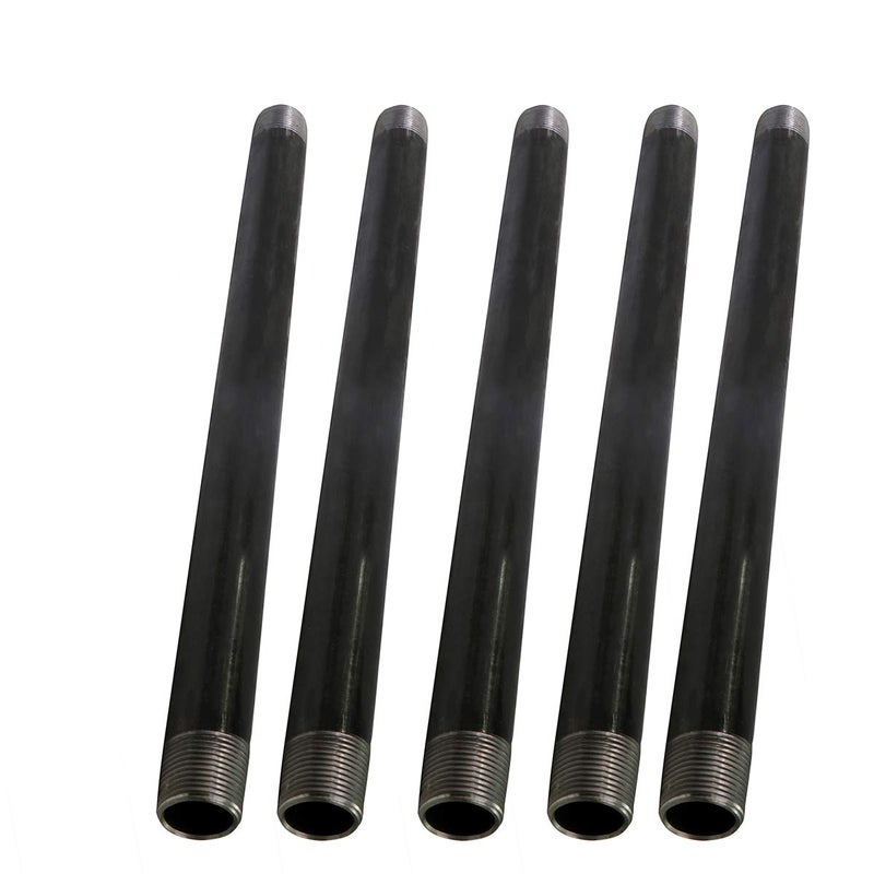 SUPPLYGIANT SUPPLY GIANT QDCM1216-5 PCBL1216-5 Pipe, 1/2" x 16", Black - Image 1